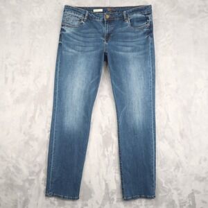 Kut from the Kloth Jeans Womens 14 Fit 36x31.5 Blue Boyfriend SP094MF3 Relaxed